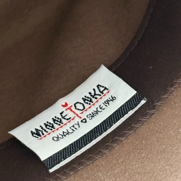 VintageBeaded Band 100% WOOL lite felt hat crushable water repellent-made in USA - Picture 8 of 9